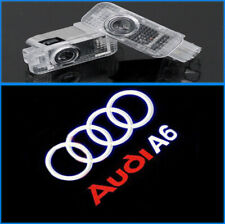 Audi A6 Logo 2pcs Ghost Laser Projector Door Under Puddle Lights Never Fade