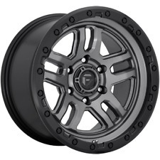 5 20 Inch Gray Black Wheels Rims Fuel Offroad D701 20x10 For Jeep Wrangler Jl Jk