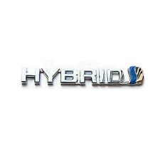 Hybrid Chrome Plated Emblem Logo Badge Sticker Decal For Chevrolet Ford Honda