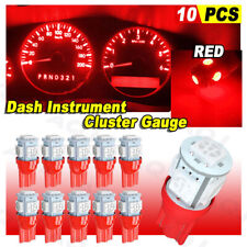 Dash Instrument Cluster Gauge Red Led Light Kit Fit 96-00 Honda Civic 6th Gen