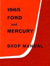 1965 Galaxie Parklane Monterey Montclair Shop Service Repair Manual