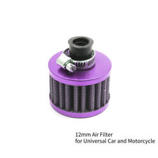 12mm Cold Air Intake Filter Turbo Vent Crankcase Car Breather Valve Cover Purple
