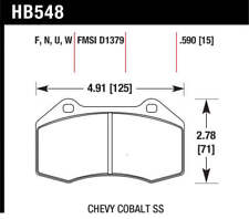 Hawk Fits 07-10 Chevy Cobalt Wbrembo Front Calipers Dtc-30 Front Race Pads