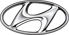 Front Grille Emblem Silver H Logo Hyundai Tucson 2016 2017 2018 2019 2020 2021