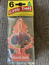 6 Little Tree Coral Reef Air Fresheners Discontinued Scent Freshners
