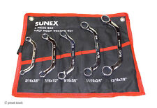 Sunex Tools Half Moon Wrench Set Standard Sae Diesel Automotive Tools