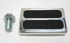 Billet Padded Street Rod Hot Rod Brake Clutch Pedal Foot Pad Ford Chevy Open