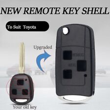Replacement New Flip Remote Key Shell For Toyota Land Cruiser Fj Cruiser 1998-20