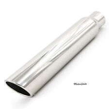 2.5 Inlet 3.5 Outlet 18overall Length Stainless Steel Exhaust Tip