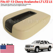 Fit 2007 2008 2009-2013 Chevy Avalanche Console Armrest Lid Cover Beige Tan