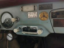 Porsche 356 Radio Classic Car Vintage Style Am Fm Ipod Bluetooth Usb Ivory Knobs