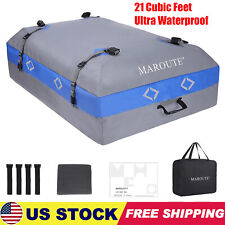 21 Cubic Ft. Suv Car Rooftop Bag Cargo Carrier Ultra Waterproof Luggage Storage