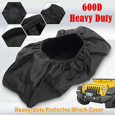 Waterproof Winch Dust Cover 600d Fits Driver Recovery 5000lb To 13000lb Black