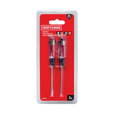 Craftsman Phillips And Slotted Small Pocket Screwdriver Set With Shirt Clip