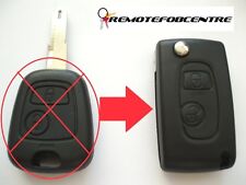Rfc 2 Button Flip Key Case Upgrade For Peugeot 106 206 Remote Key