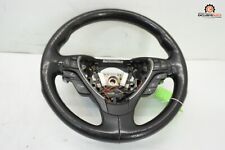 09-14 Acura Tl Oem Steering Wheel Black Leather W Paddles Buttons Black 5011
