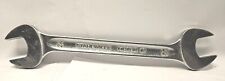 Vintage Stahlwille Motor 10 22mm 24mm Double Open End Wrench Germany Chrome