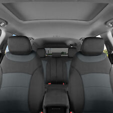 Turismo Gray Car Seat Covers Front Back Seat Full Set For Auto Truck Suv