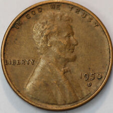 1950 D - Lincoln Wheat Penny - Gvg