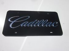 Cadillac Chrome Mirror License Plate Auto Tag