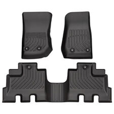 Floor Mats For 2014-2018 Jeep Wrangler Unlimited Rubber Protection Liners 3pcs