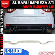 Fit For 08-14 Subaru Impreza Wrx Sti Jdm R205 Rear Bumper Spoiler Lip Frp