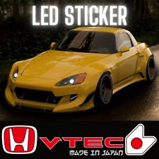 Honda Vtec Type R Led Panel 5 Stars Car Window Electric Sticker - Pure Colors