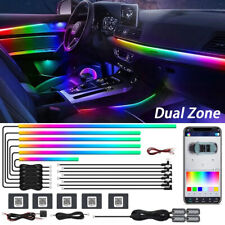 Car Led Interior Strip Light Dreamcolor Rgb Atmosphere Ambient Lighting Kit Usa