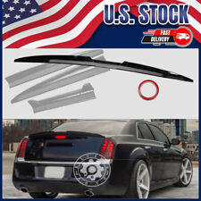 For Chrysler 300 300c 200 Gloss Black Rear Trunk Spoiler Wing Bumper Tail Lip Ct