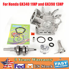 Fits Honda Gx390 Gx340 Crankshaft 13hp Rebuild Kit Engine Block Full Gasket Set