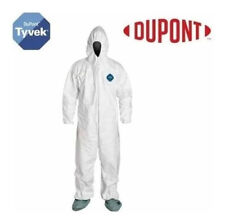 Dupont Tyvek Disposable Protective Coverall Cleaning Paint Spray Suit Hood Boots