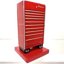 Snap On Tools Shop Collectible Red Tool Box Chest Miniature Vinyl Display