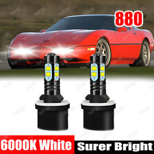 For 1984-1990 C4 Corvette 880 100w Led Hid Fog Light Conversion Kit Super Bright