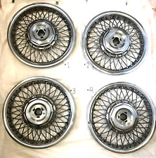 1980s 90s Buick Century 14 Wire Spoked Hubcaps Set Of 4