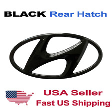 Rear Hatch H Logo Black Emblem For Hyundai Ioniq5 2022 - 2023