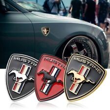 Car Side Wing Front Rear Metal Running Horse Emblem Logo Badge For Ford Mustang