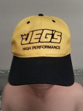 Jegs High Performance Racing Gear Hat Cap Yellow Snapback Tools Auto Parts