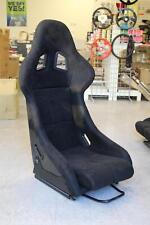 Snc Sp2 Full Bucket Fixed Back Racing Seat Black Suede W Carbon Fiber Shell