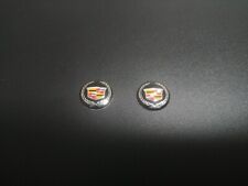 2x 14 Mm Emblems Logo For Cadillac - Car Key Fob Replacement Sticker Badge