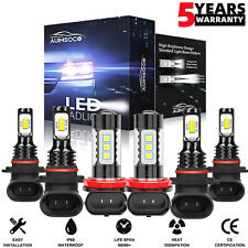 For Honda Accord Sedan 4-door 2006-2012 Led Headlight Highlow Fog Light Bulbs