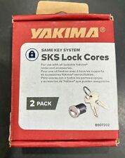 Yakima Sks Lock Cores With Key - Silver 2 Pack 8007202 New In Box