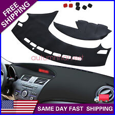 For Mazda 3 2010-2013 Black Leather Car Dashboard Cover Dash Protector Pad Mat