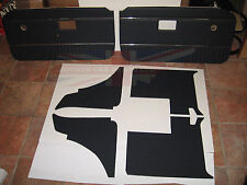 New 6 Piece Interior Panel Set With Door Panels For Mgb Gt 1970-75 Black Made Uk