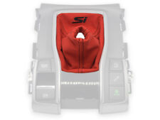 For Honda Civic X 10th Gen. Gear Shift Boot Gaiter Red Alcantara Embroidery Si