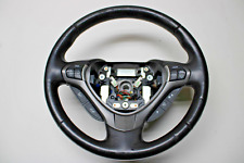 09-12 Acura Tsx Steering Wheel With Controls Black Leather Used Oem