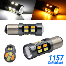 Syneticusa 1157 Led Whiteamber Drl Switchback Turn Signal Parking Light Bulbs