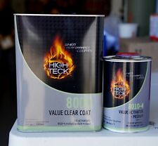 High Teck 8000 Value 2k Clear Coat Gallon Clear High Gloss Automotive Clearcoat
