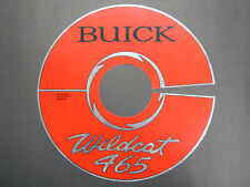 1964 Buick Riviera 425 Nailhead 465 Air Cleaner Decal Disc 64 Riv 4 Barrel New