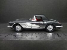 Johnny Lightning 1958 Chevy Corvette Convertible Charcoal - Loose 164 Scale