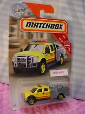 2019 Matchbox 47 Ford F-550 Superduty Yellow Truck F63 Unit 2mbx Rescue P